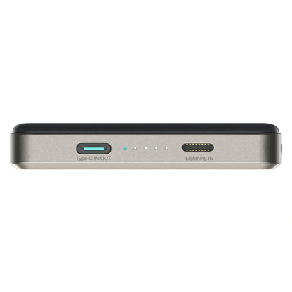 Безжична външна батерия Joyroom JR-PBM08 Pro, 10000mAh, 22.5W, PD + FQI, 1 x QI - 2 x USB-C, Бежова