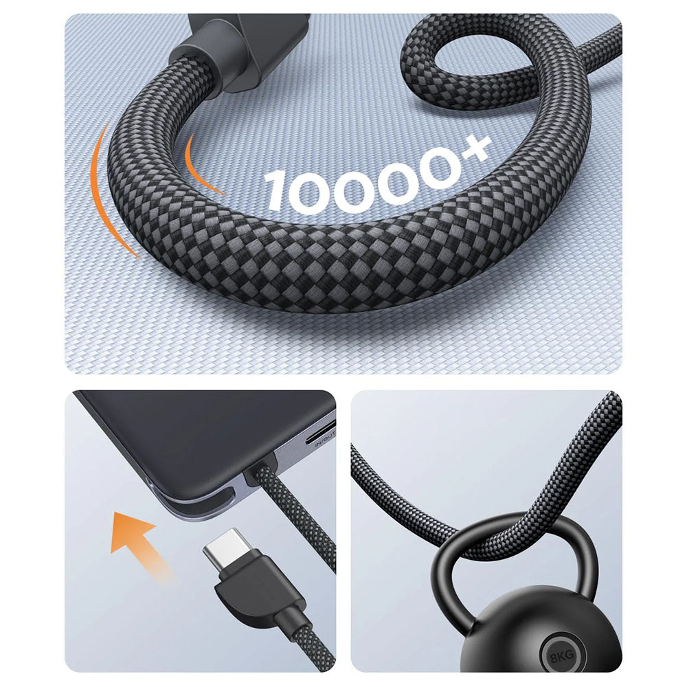 Безжична външна батерия UGREEN PB570 (75982B), 10000mAh, 30W, PD + FQI, 1 x QI - 2 x USB-C, сива