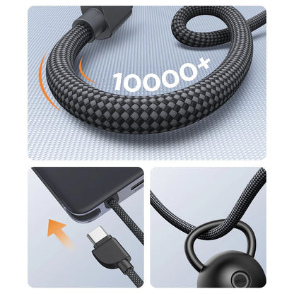Безжична външна батерия UGREEN PB570 (75982B), 10000mAh, 30W, PD + FQI, 1 x QI - 2 x USB-C, сива