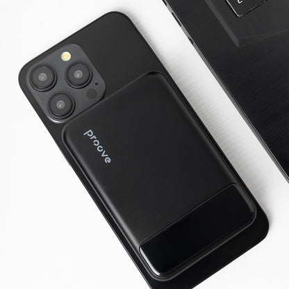 Външна батерия Wireless Proove Hoodman, 10000mAh, 20W, PD + FQI, 1 x QI - 1 x USB-C, Черна PBH120010001