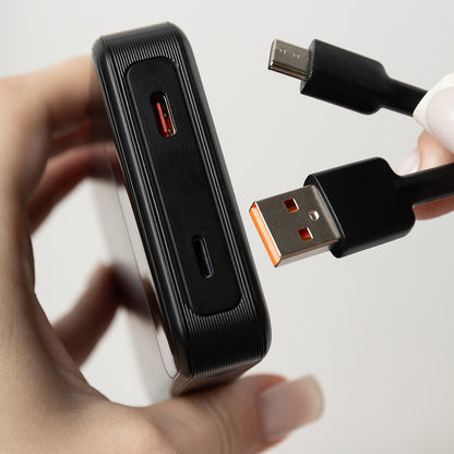 Външна батерия Wireless Proove Hoodman, 10000mAh, 20W, PD + FQI, 1 x QI - 1 x USB-C, Черна PBH120010001