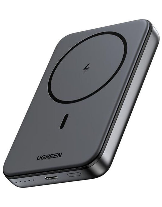 Външна батерия Wireless UGREEN PB561, 10000mAh, 20W, PD + FQI, 1 x QI - 1 x USB-C, Черна