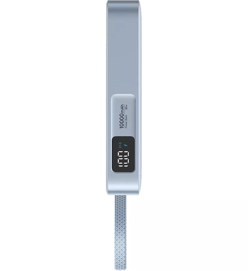 UGREEN MagFlow PB773 Wireless External Battery, 10000mAh, 25W, PD + FQI, 1 x QI - 2 x USB-C, Blue