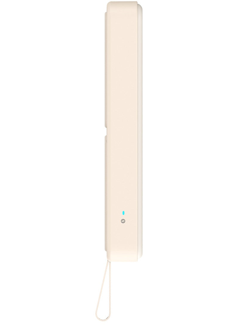 Безжична външна батерия Xiaomi Mi Magnetic, 6000mAh, 15W, PD + FQI, 1 x QI - 1 x USB-C, Бежов BHR9074GL