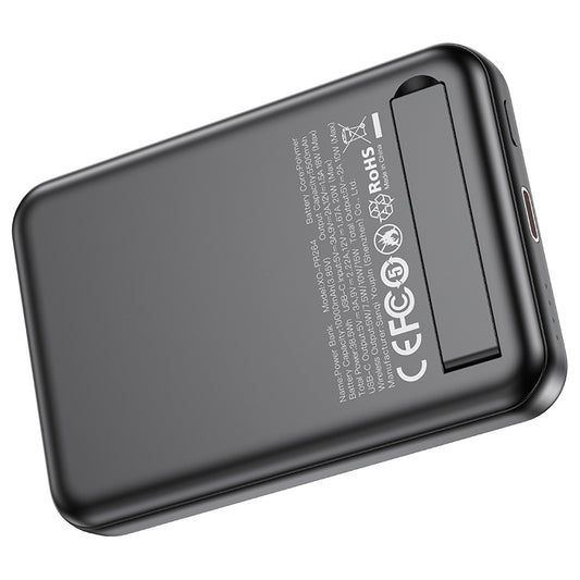 Външна батерия Wireless XO Design PR264, 10000mAh, 20W, PD + FQI, 1 x USB-C, Черна