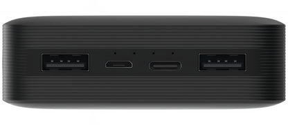 Външна батерия Xiaomi, 20000mAh, 18W, QC, 2 x USB-A, Черна PB200LZM