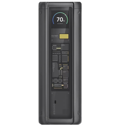 Външна батерия Xiaomi HyperCharge, 25000mAh, 212W, QC + PD, 1 x USB-A - 2 x USB-C, Черна BHR9970GL