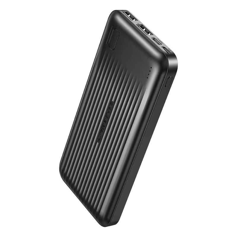 Външна батерия XO Design PB301, 10000mAh, 10W, 2 x USB-A, Черна