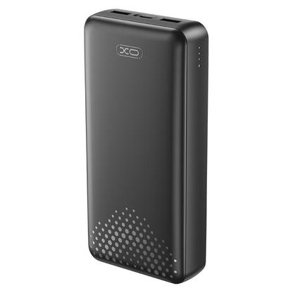 Външна батерия XO Design PB313, 20000mAh, 10W, 2 x USB-A, Черна