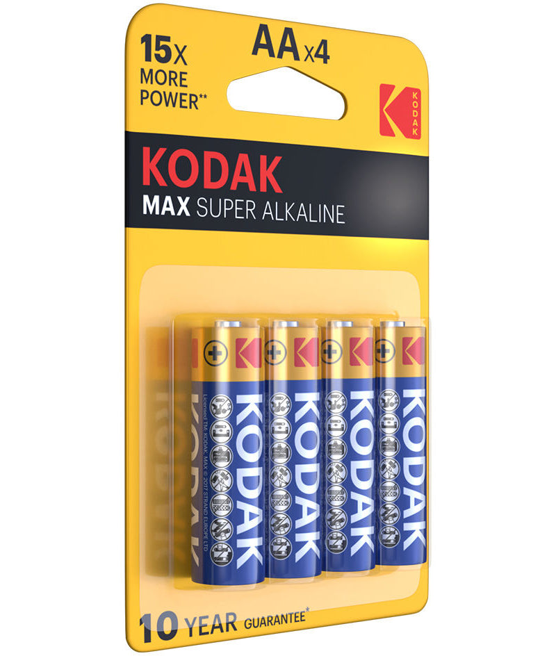 Батерия Kodak Max Alkaline, AA / LR6, комплект 4 броя EKSTD30952867P4