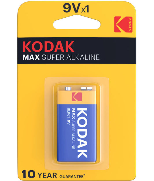 Батерия Kodak Max Alkaline, 6LR61 (9V)