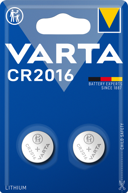 Батерии Varta, CR2016, комплект 2 броя