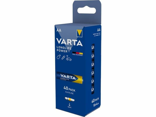 Батерии Varta Longlife Power 4906, AA / LR6, комплект 40 броя