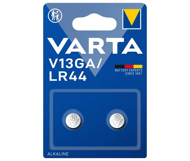 Батерии Varta, V13GA / LR44, комплект 2 броя