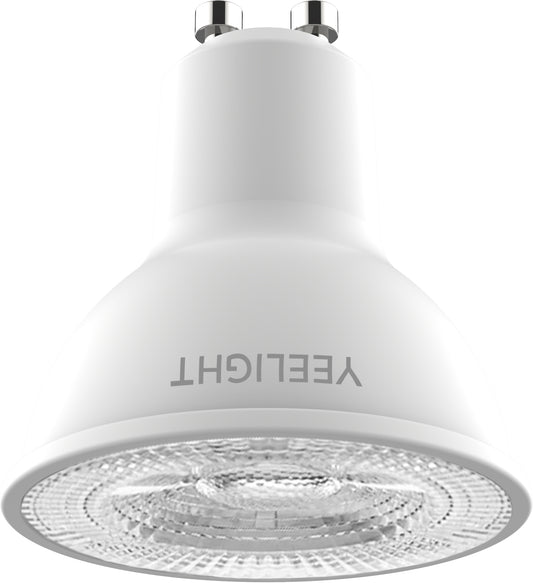 Yeelight W1 LED крушка, Wi-Fi, GU10, 4,8 W, 2700К, 350lm, комплект от 4 броя, бяла YLDP004