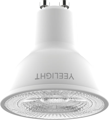 Yeelight W1 LED крушка, Wi-Fi, GU10, 4,8 W, 2700К, 350lm, комплект от 4 броя, бяла YLDP004 