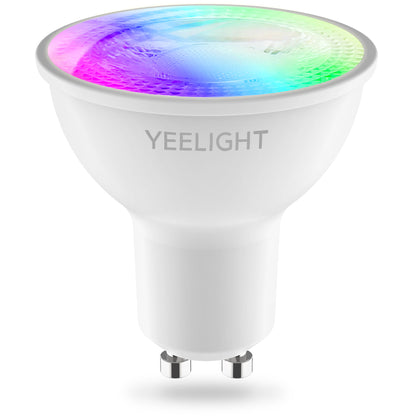 LED крушка Yeelight W1, Wi-Fi, GU10, 4.5W, 2700K - 6500K, 350lm, Комплект 4 броя, Мултицветна YLDP004-A