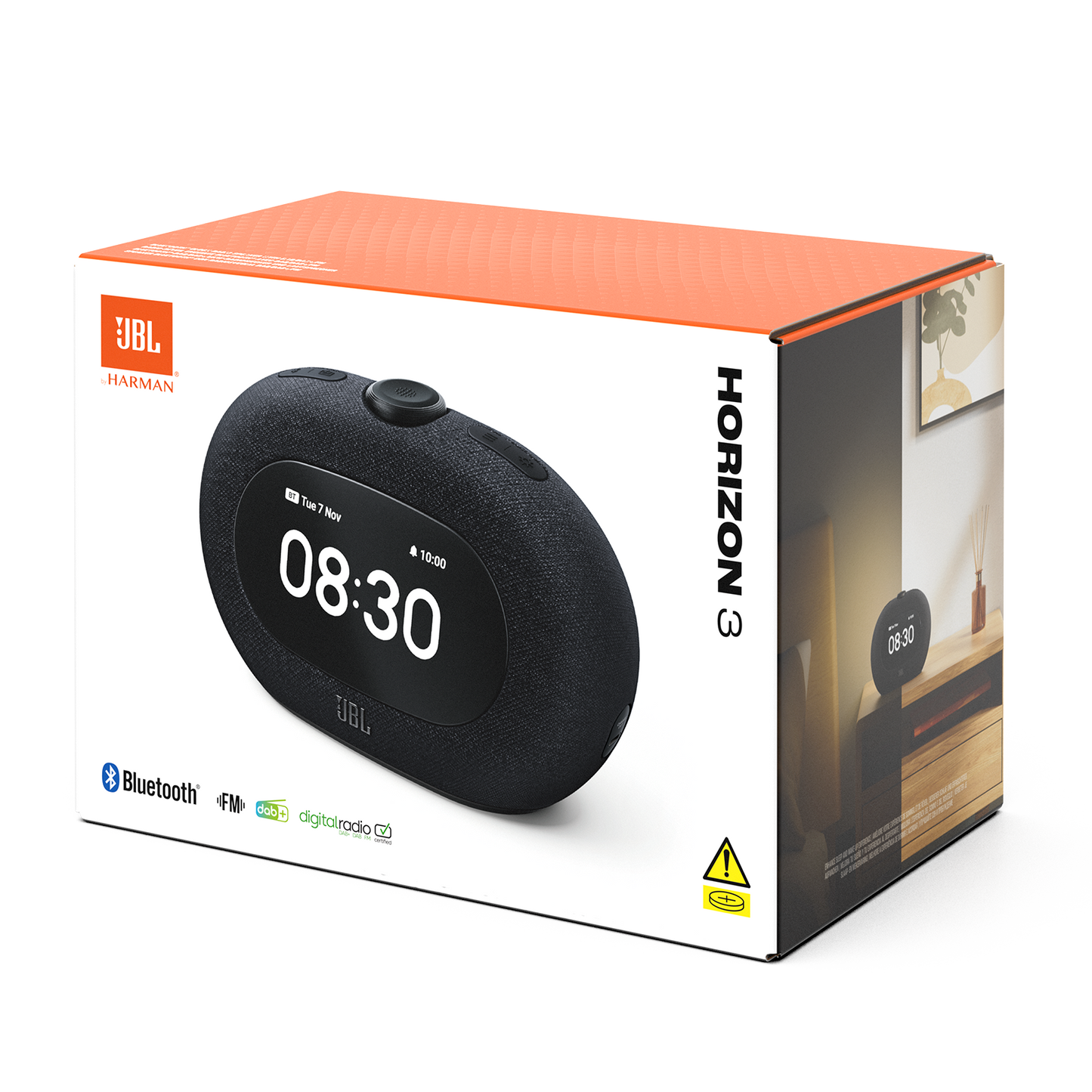 Bluetooth колонка JBL Horizon 3, 2 x 5W, Pro Sound, Черна JBLHORIZON3BLK