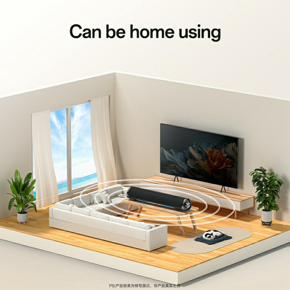 Bluetooth колона Yesido YSW27, 10W, RGB, Черна