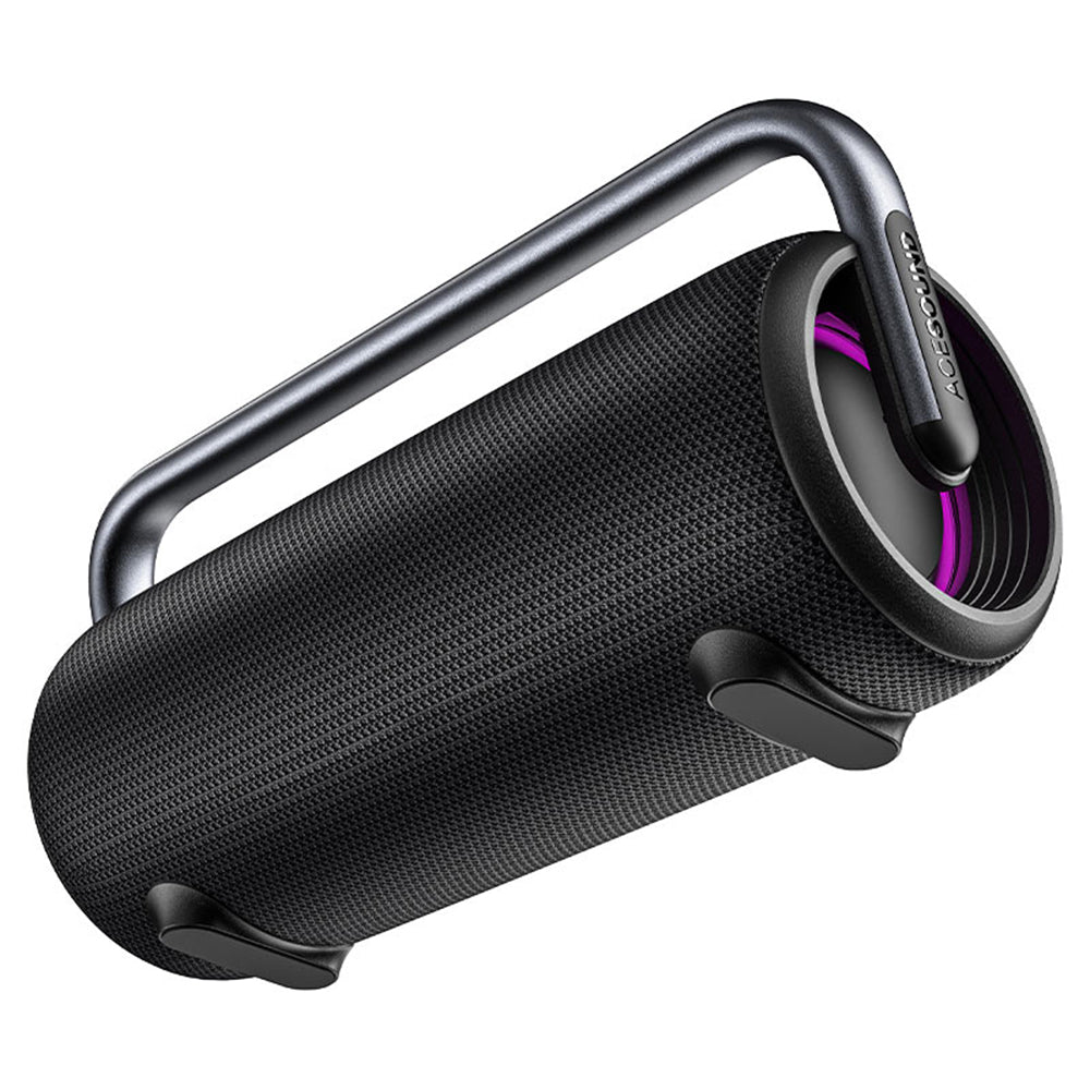 Портативна Bluetooth колонка Acefast K2 Pro, 2 x 50W - 2 x 10W, RGB, Водоустойчива, Черна