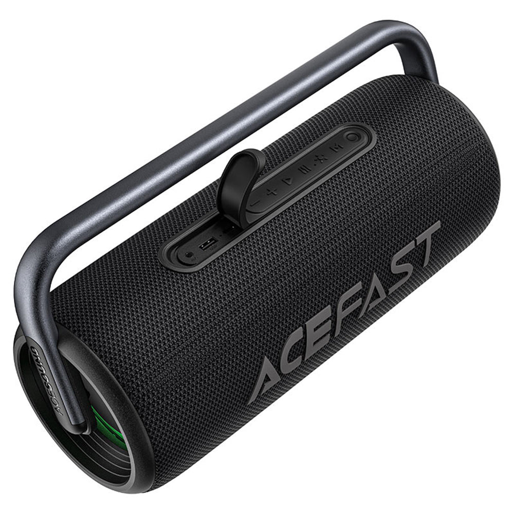 Портативна Bluetooth колонка Acefast K2 Pro, 2 x 50W - 2 x 10W, RGB, Водоустойчива, Черна