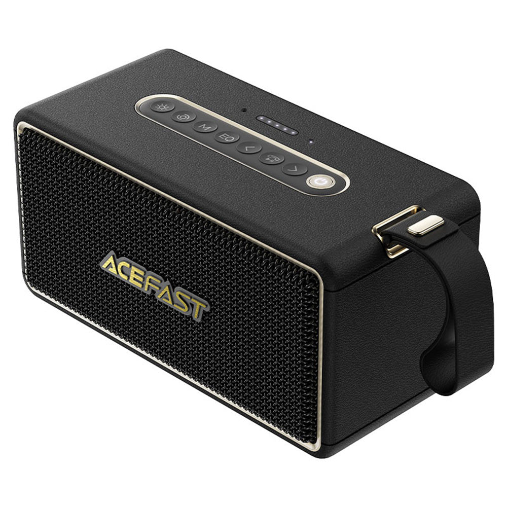 Портативна Bluetooth колонка Acefast K3 Max, 80W, RGB, Водоустойчива, Черна