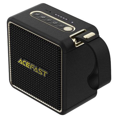 Портативна Bluetooth колонка Acefast K3 Nano, 1 x 30W - 1 x 16W, RGB, Водоустойчива, Черна