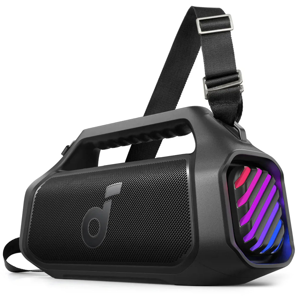 Преносима Bluetooth колонка Anker Soundcore Boom 2 Plus, 140W, TWS, RGB, Водоустойчива, Черна A3134011