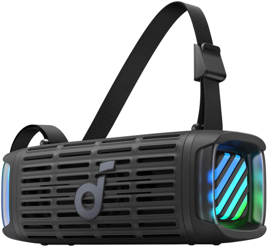 Преносима Bluetooth колонка Anker SoundCore Boom 3i, 50W, RGB, Водоустойчива, Черна D5100010