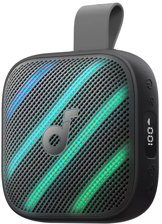 Преносима Bluetooth колонка Anker SoundCore Boom Go 3i, 15W, TWS, RGB, водоустойчива, черна D5103010