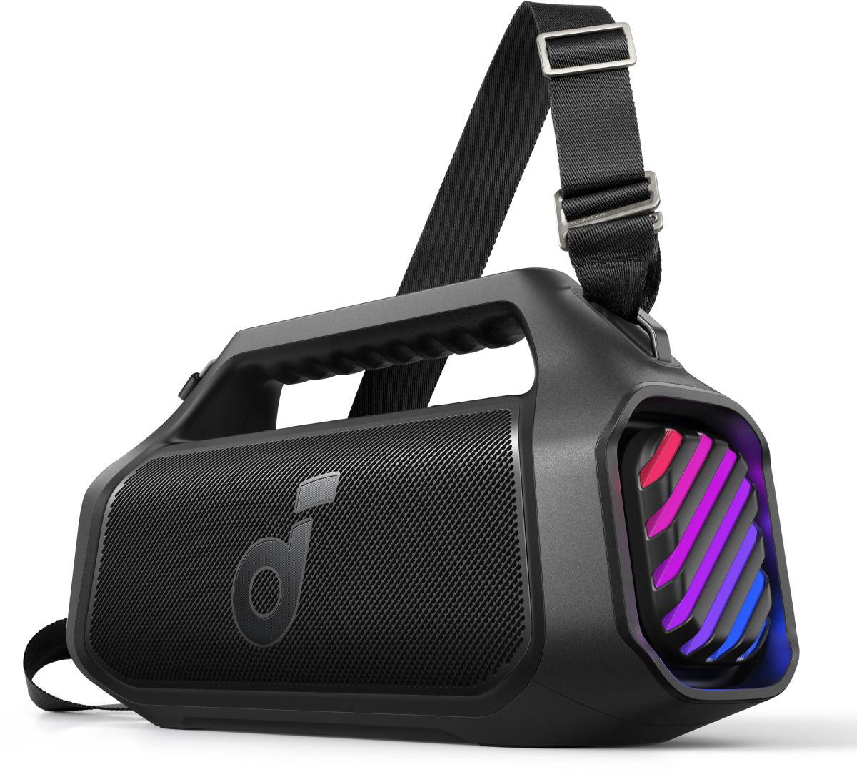 Преносима Bluetooth колонка Anker SoundCore Boom 2 Plus Нова версия, 140W, TWS, RGB, Водоустойчива, Черна A3134012