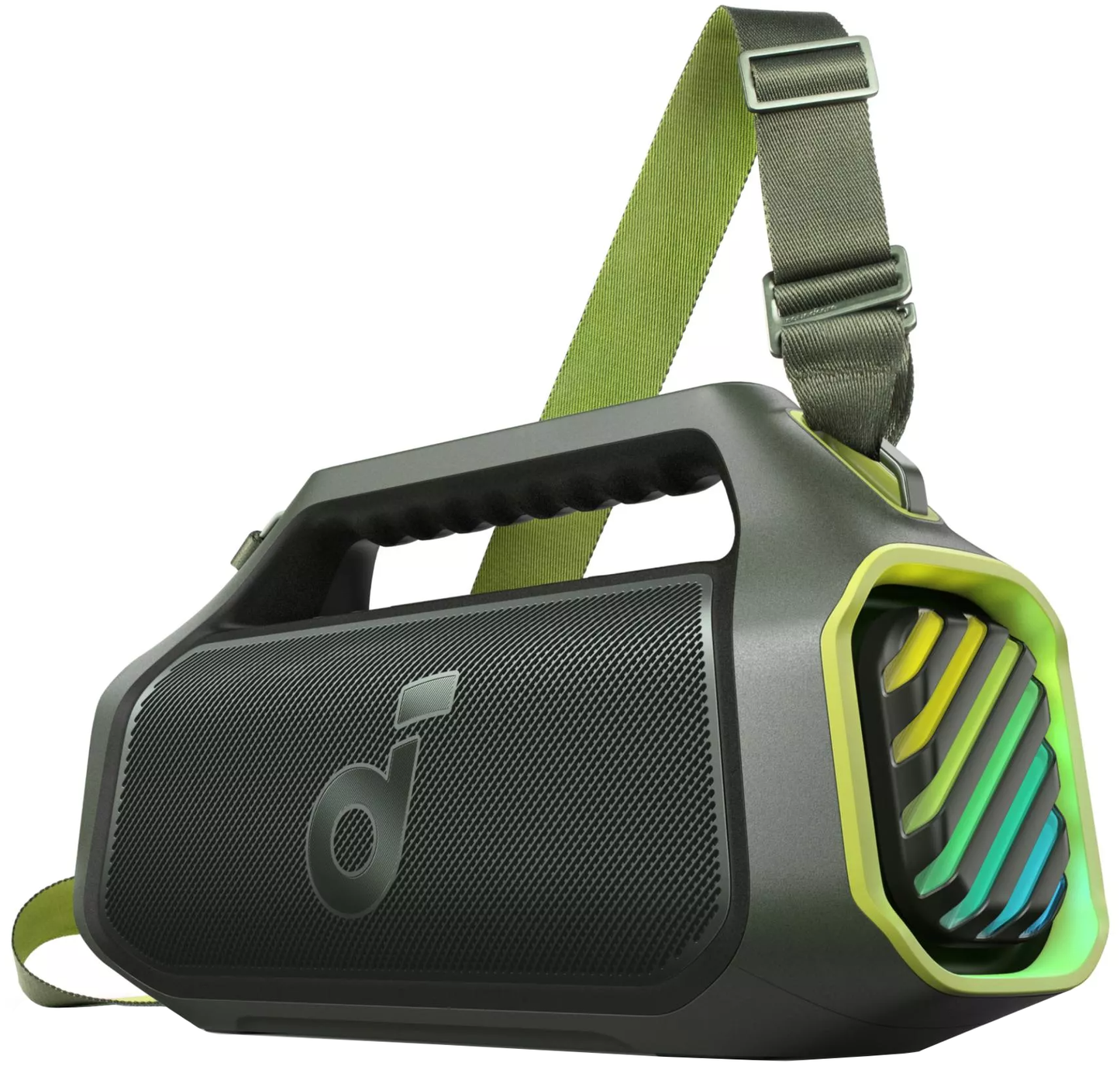 Преносима Bluetooth колонка Anker SoundCore Boom 2 Plus, 140W, TWS, RGB, водоустойчива, зелена A3134062
