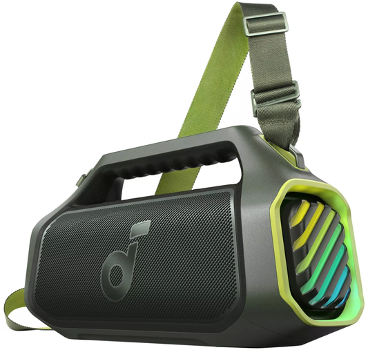 Преносима Bluetooth колонка Anker SoundCore Boom 2 Plus, 140W, TWS, RGB, водоустойчива, зелена A3134062