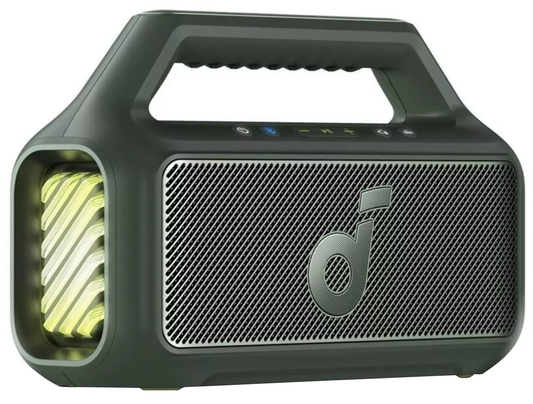 Преносима Bluetooth колонка Anker SoundCore Boom 2 Нова версия, 80W, TWS, RGB, Водоустойчива, Зелена A3138062