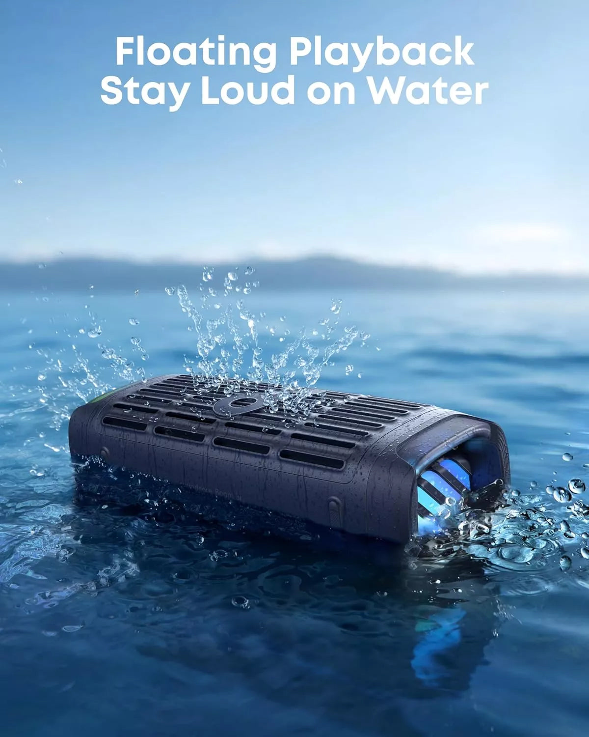 Преносима Bluetooth колонка Anker SoundCore Boom 3i, 50W, RGB, Водоустойчива, Синя D5100030