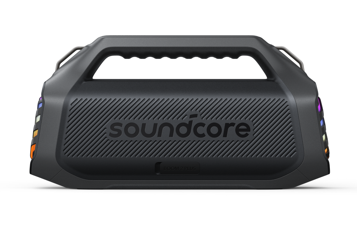 Преносима Bluetooth колонка Anker SoundCore Boom 2 Plus Нова версия, 140W, TWS, RGB, Водоустойчива, Черна A3134012