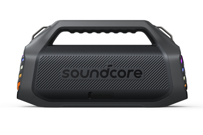 Преносима Bluetooth колонка Anker SoundCore Boom 2 Plus Нова версия, 140W, TWS, RGB, Водоустойчива, Черна A3134012