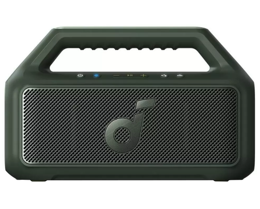 Преносима Bluetooth колонка Anker SoundCore Boom 2 Нова версия, 80W, TWS, RGB, Водоустойчива, Зелена A3138062