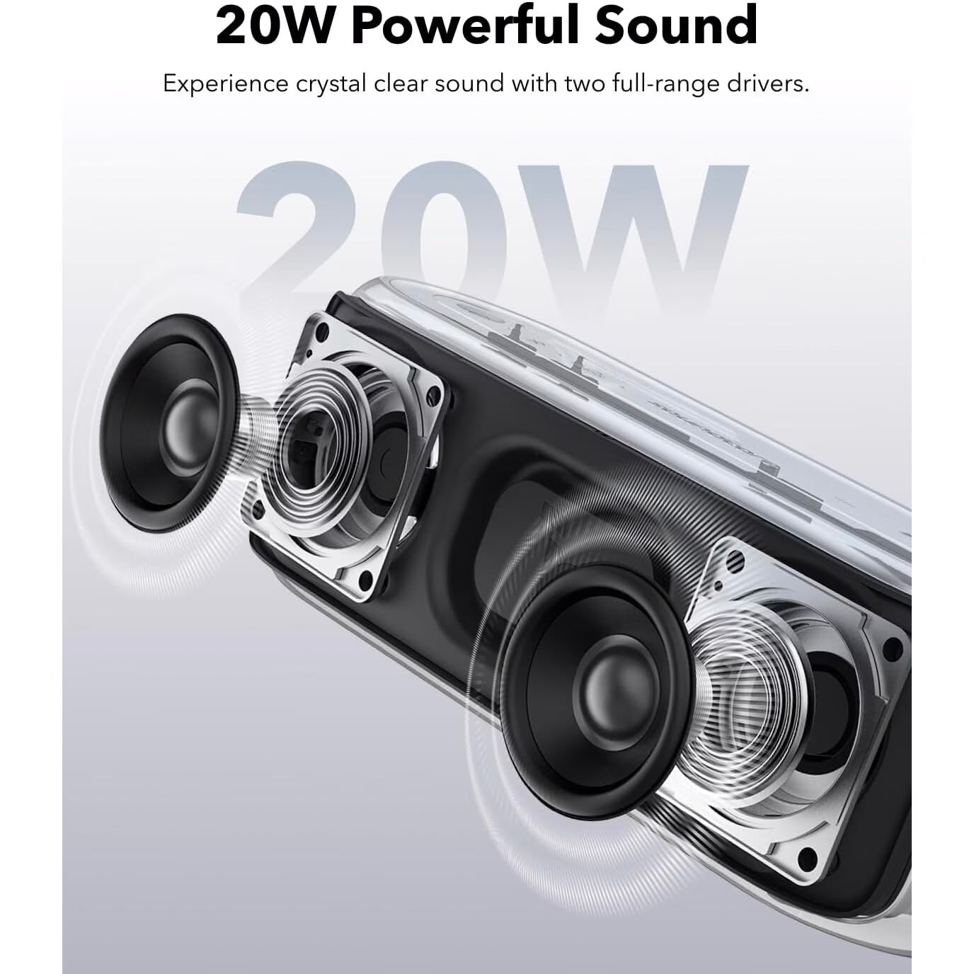 Bluetooth колонка Anker SoundCore Select 2S, 20W, Водоустойчива, Черна A3171011