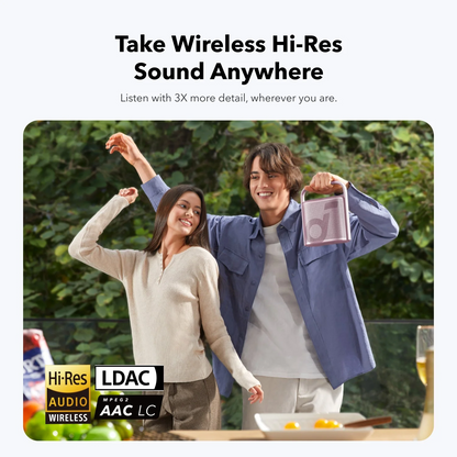 Портативна Bluetooth колонка Anker SoundCore Motion X500, 40W, Водоустойчива, Розова A3131051