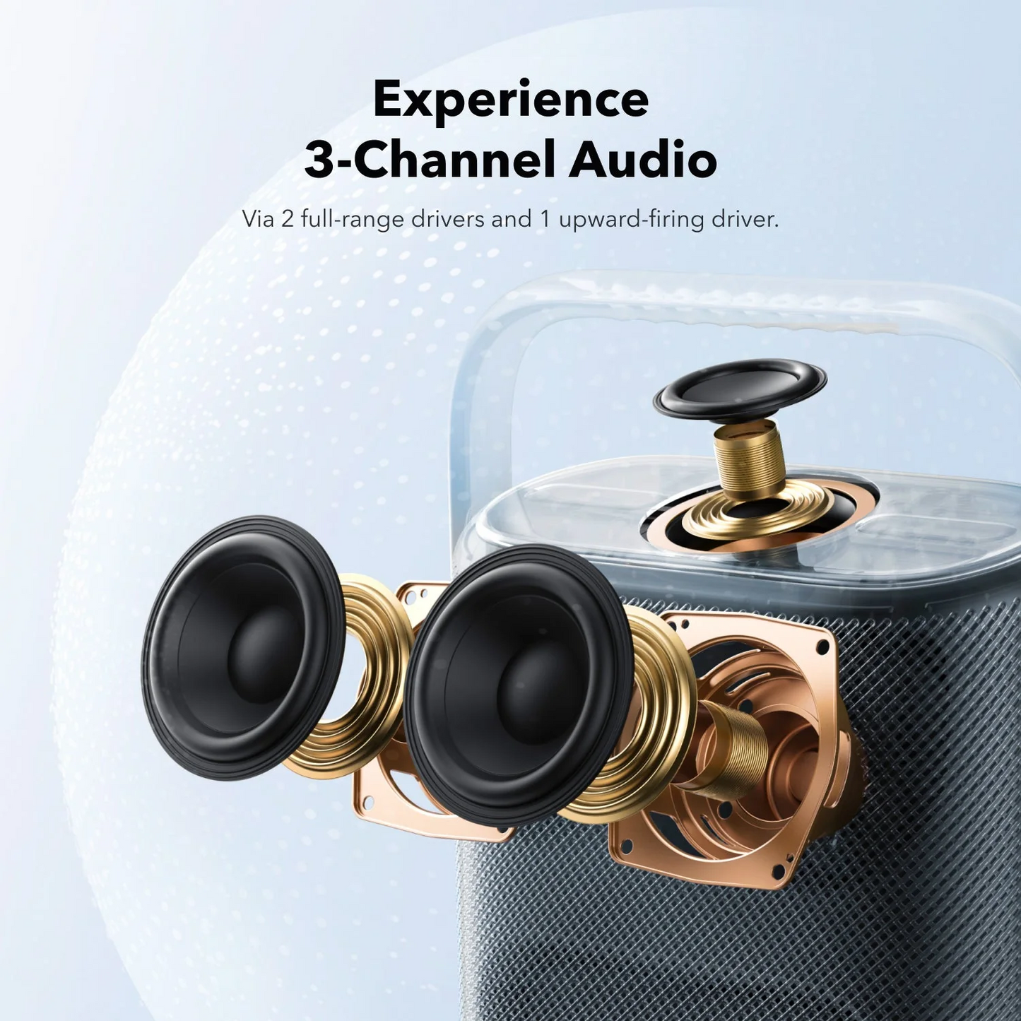 Портативна Bluetooth колонка Anker SoundCore Motion X500, 40W, Водоустойчива, Розова A3131051