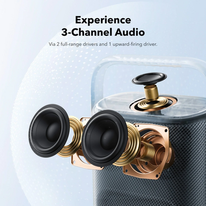 Портативна Bluetooth колонка Anker SoundCore Motion X500, 40W, Водоустойчива, Розова A3131051