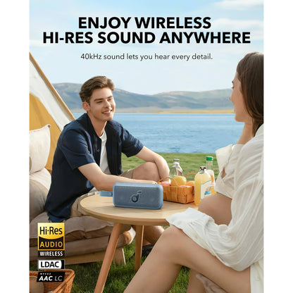 Bluetooth преносим високоговорител Anker SoundCore Motion 300, 30W, TWS, водоустойчив, син A3135031 