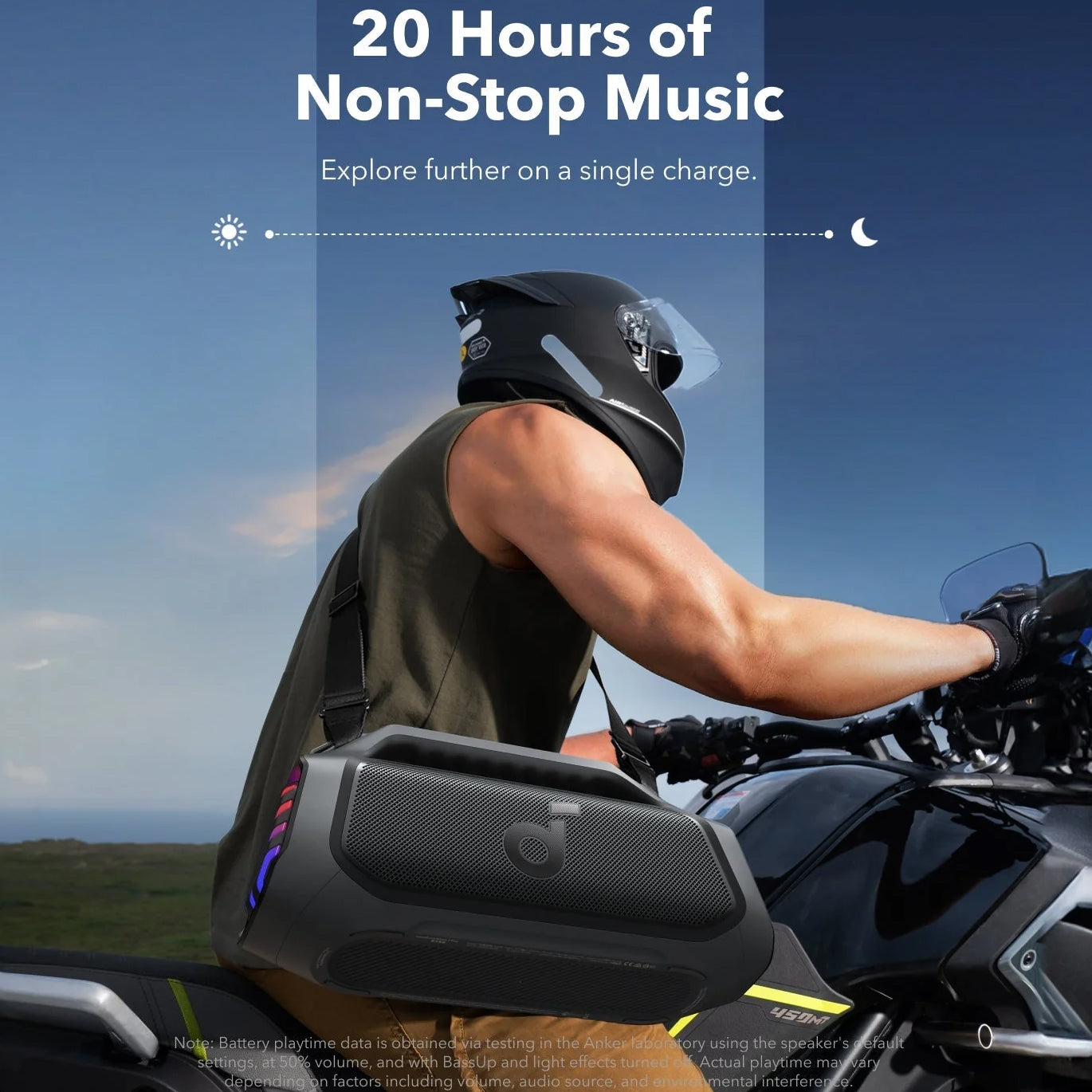 Преносима Bluetooth колонка Anker Soundcore Boom 2 Plus, 140W, TWS, RGB, Водоустойчива, Черна A3134011