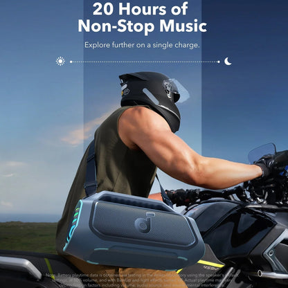 Преносима Bluetooth колонка Anker SoundCore Boom 2 Plus, 140W, TWS, RGB, Водоустойчива, Синя A3134031