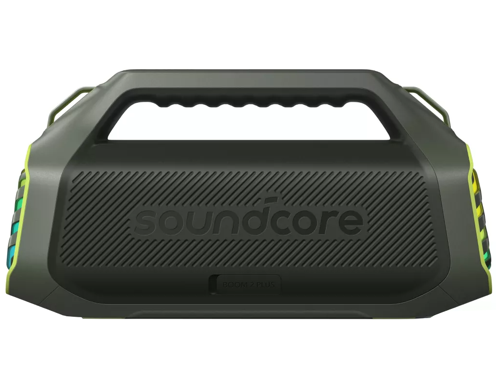 Преносима Bluetooth колонка Anker SoundCore Boom 2 Plus, 140W, TWS, RGB, водоустойчива, зелена A3134062