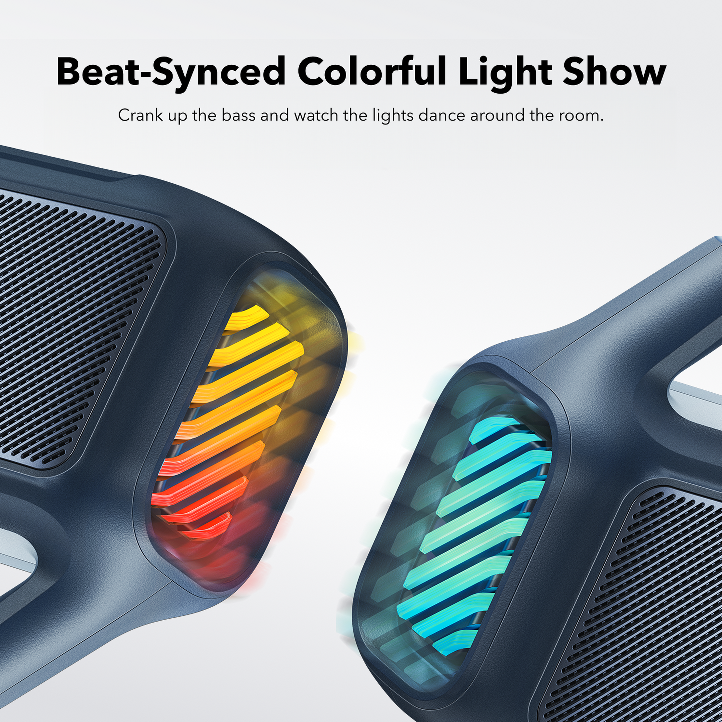 Преносима Bluetooth колонка Anker SoundCore Boom 2 Нова версия, 80W, TWS, RGB, Водоустойчива, Синя A3138032