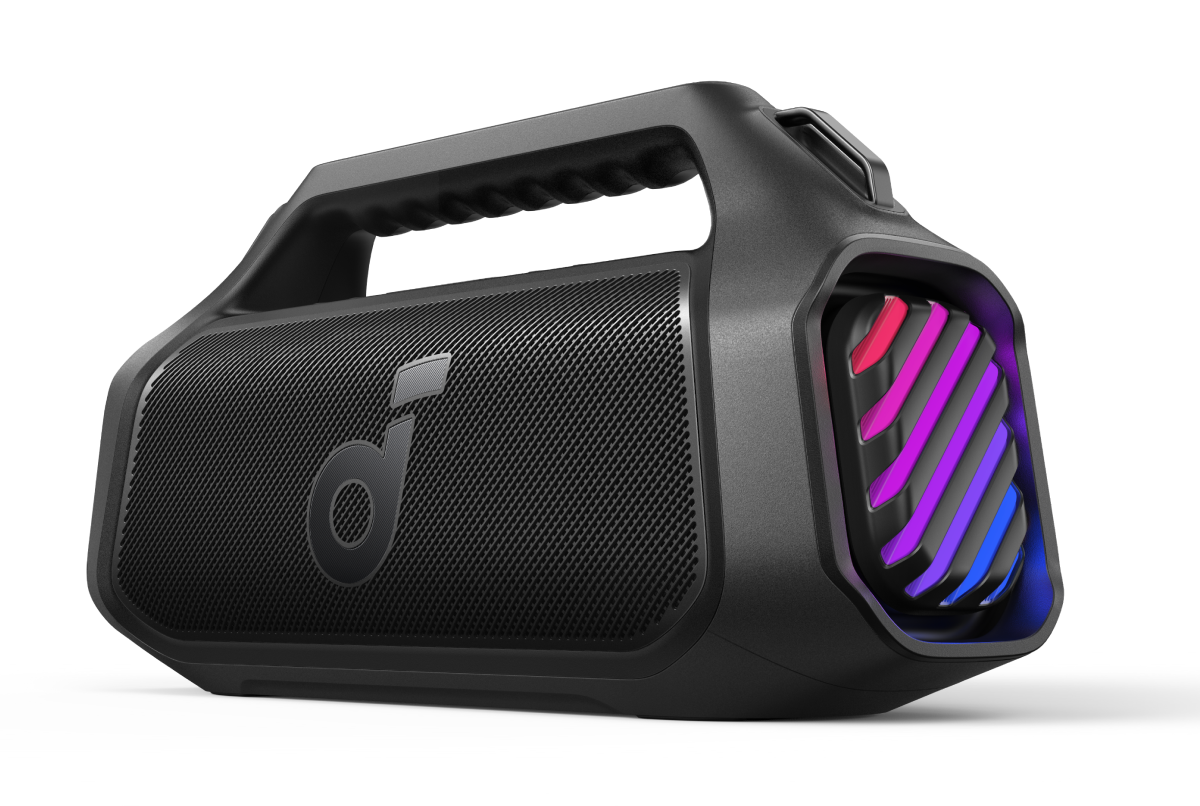 Преносима Bluetooth колонка Anker SoundCore Boom 2 Plus Нова версия, 140W, TWS, RGB, Водоустойчива, Черна A3134012