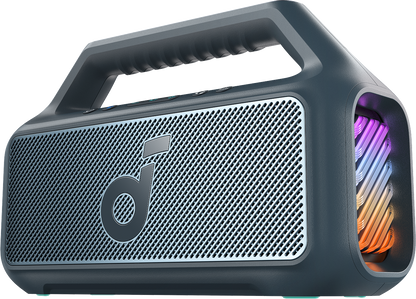 Преносима Bluetooth колонка Anker SoundCore Boom 2 Нова версия, 80W, TWS, RGB, Водоустойчива, Синя A3138032