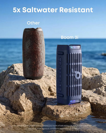 Преносима Bluetooth колонка Anker SoundCore Boom 3i, 50W, RGB, Водоустойчива, Синя D5100030